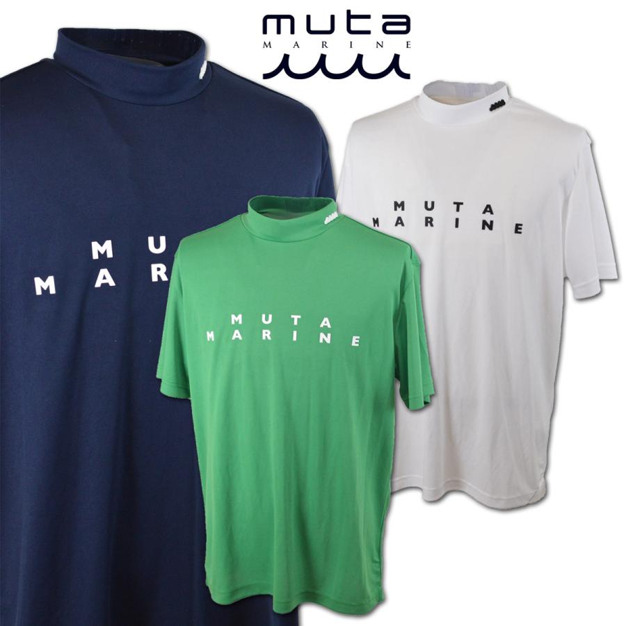 muta marine ゴルフ　ハイネックシャツ muta marine golf 半袖ハイネックシャツ メンズ ムータ マリン