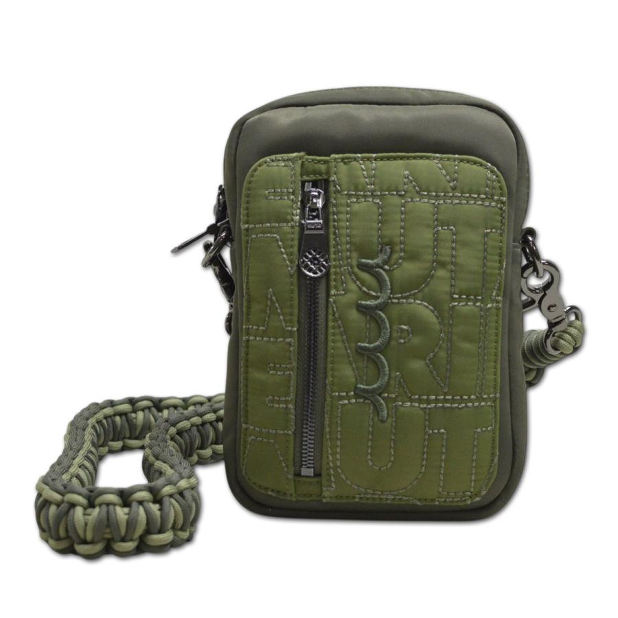 ムータ　ムータマリ　ショルダーバッグ　マルチポーチ　カーキ　美品 muta MARINE GOLF（ムータマリンゴルフ） muta ショルダーポーチ