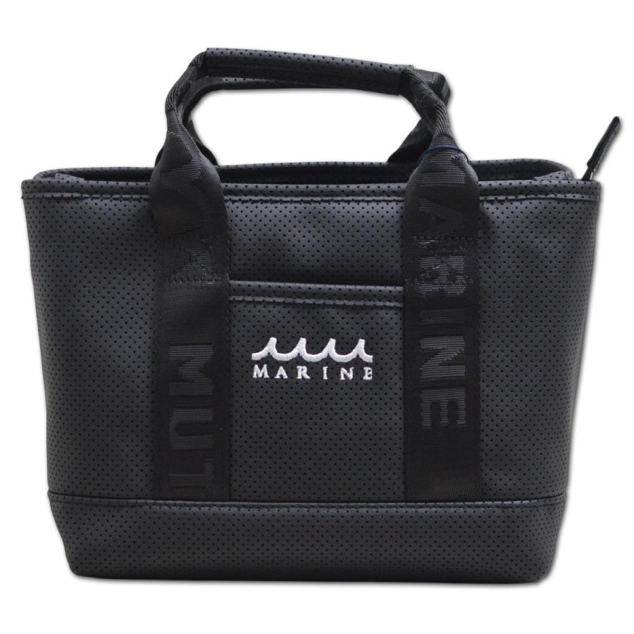 MUTA MARINE ブラック ミニトートバッグ muta MARINE GOLF（ムータマリンゴルフ） muta カートバッグ