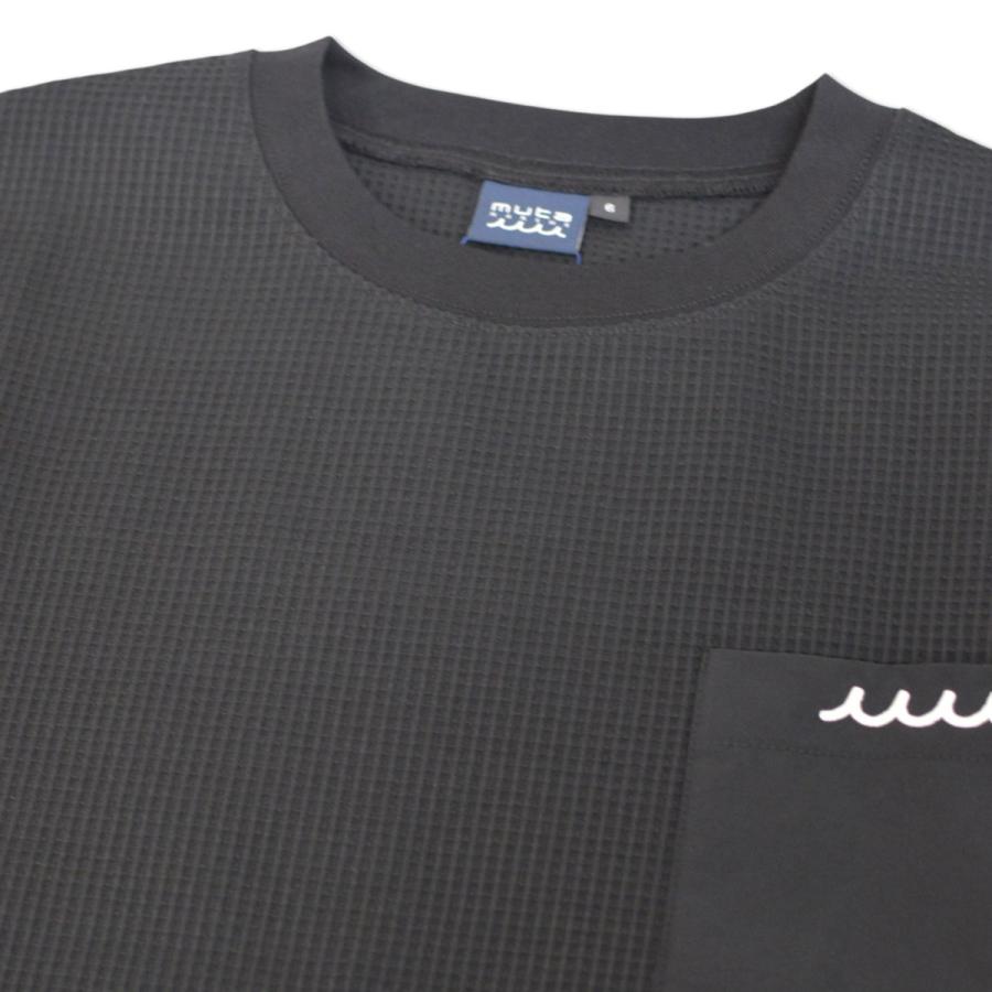 muta 長袖Tシャツ ゴルフ ゴルフウェア マリン marine ワッフルジャージ ロングスリーブTシャツ メンズ 秋冬用 白 黒 M L LL mmsg251248 | muta | 07