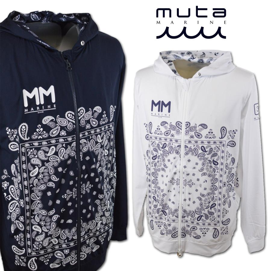muta（ムータ） ラッシュガード メンズ 春夏用 白 紺 M L LL