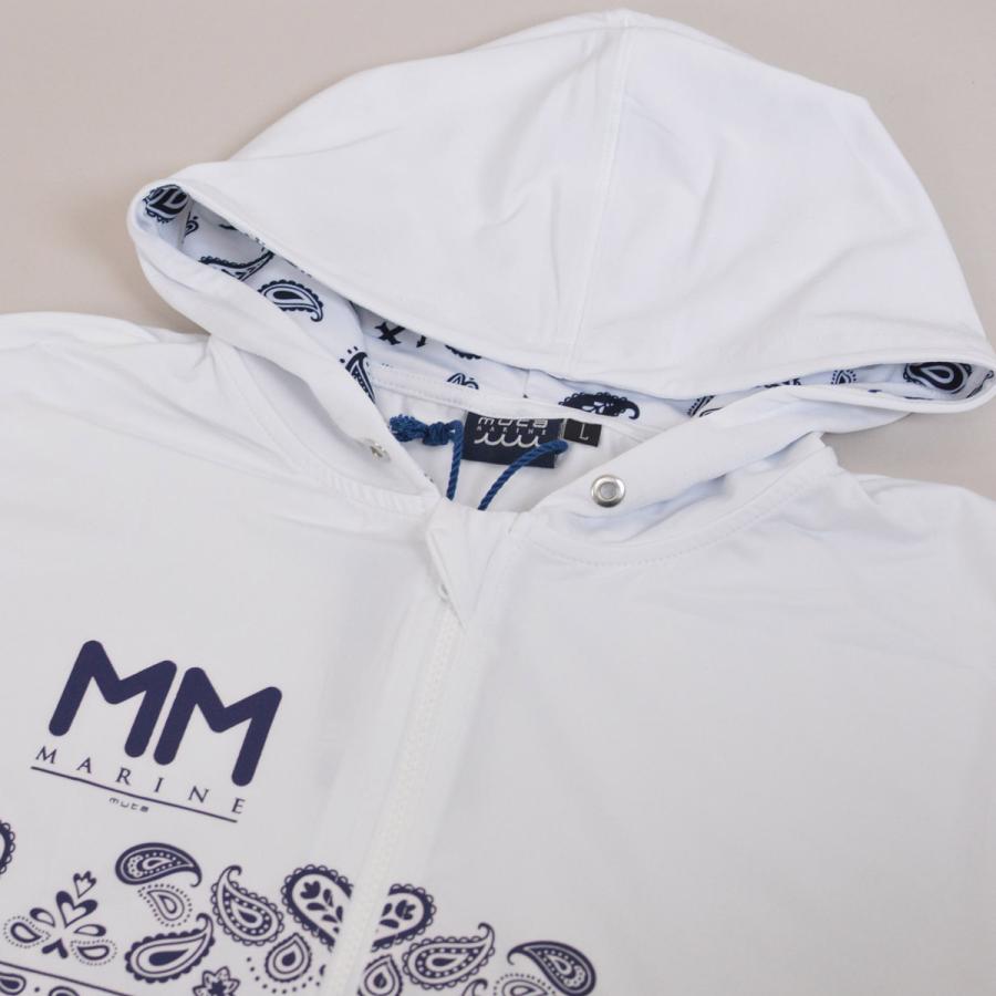 muta（ムータ） ラッシュガード メンズ 春夏用 白 紺 M L LL