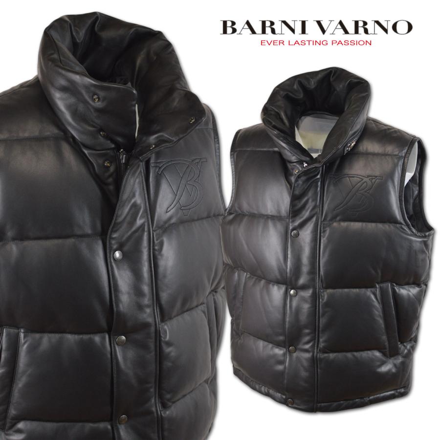 BARNI VARNO（バーニヴァーノ） ダウンベスト メンズ 秋冬用 黒 L