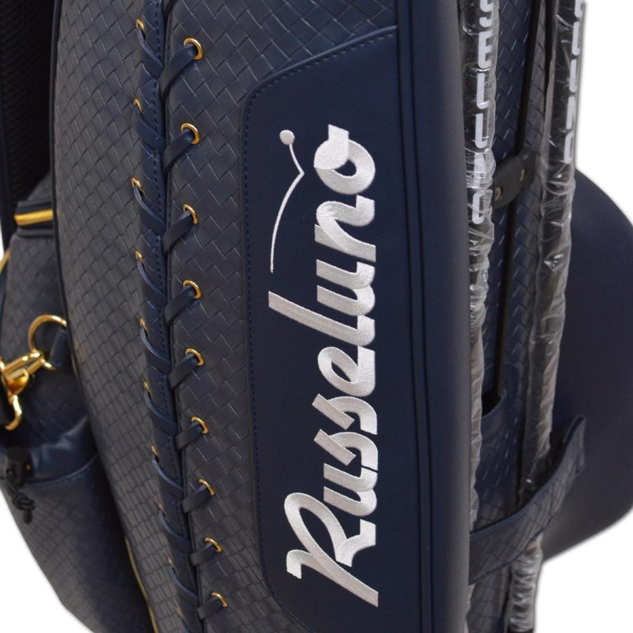 Russeluno ゴルフキャディバッグ ラッセルノ キャディバッグ LACE UP GOLF BAG レースアップ ゴルフ