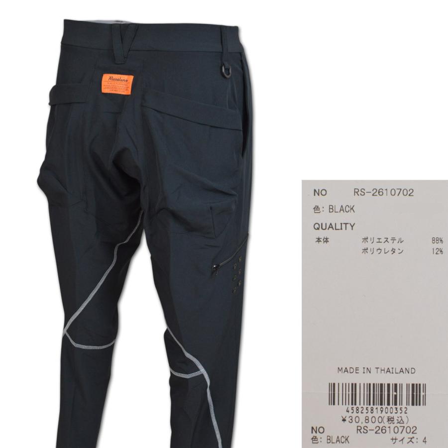 ラッセルノ パンツ ゴルフ ゴルフウェア Russeluno STITCH SLIM LONG