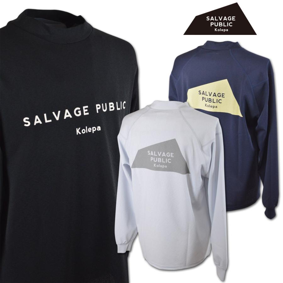 サルベージパブリックコレパ］プカオクタモックネック/ネイビー/M