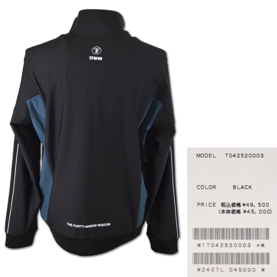 メンズウェア TFW49 SPORTY TRACK JACKET T042520003 TFW49 ブルゾン ゴルフウェア メンズ セットアップ 秋冬用 黒 M L LL