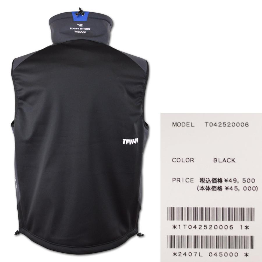 TFW49 ベスト ゴルフウェア メンズ 秋冬用 グレー COMBINATION HEDGE