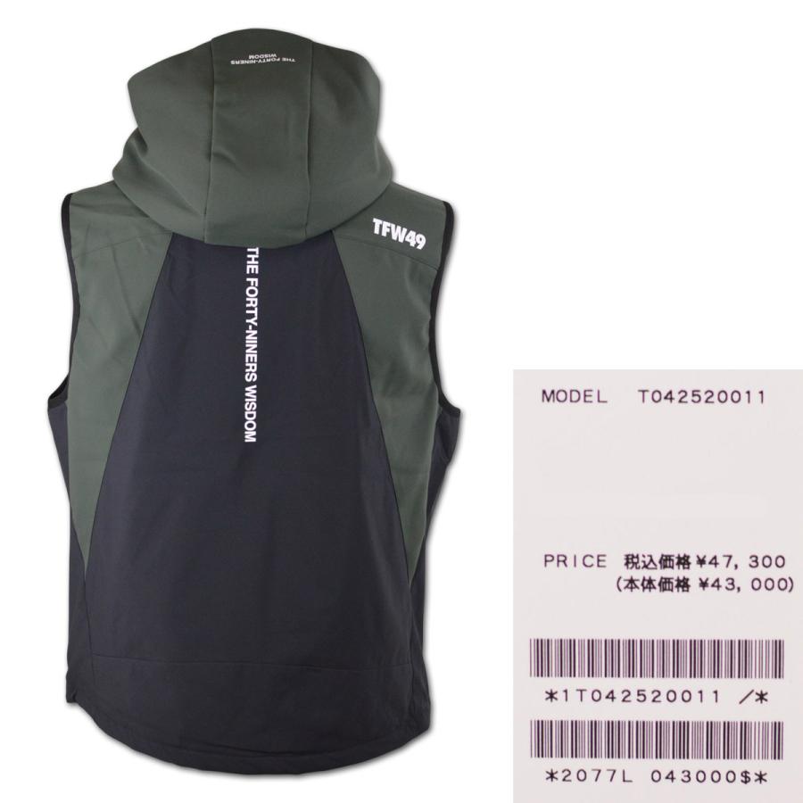 TFW49 ベスト ゴルフ ゴルフウェア メンズ 秋冬用 カーキ ベージュ L
