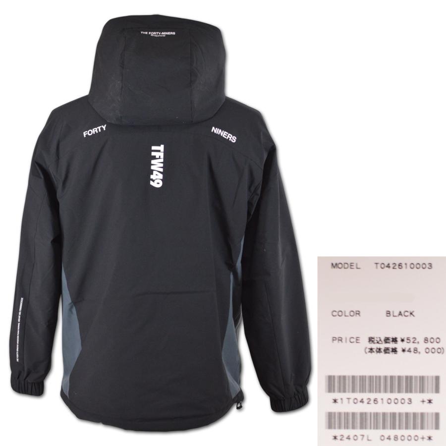 ゴルフウェア【TFW49】Mサイズ TFW49 プルオーバー ゴルフウェア メンズ 秋冬用 黒 M L LL 防寒 中綿