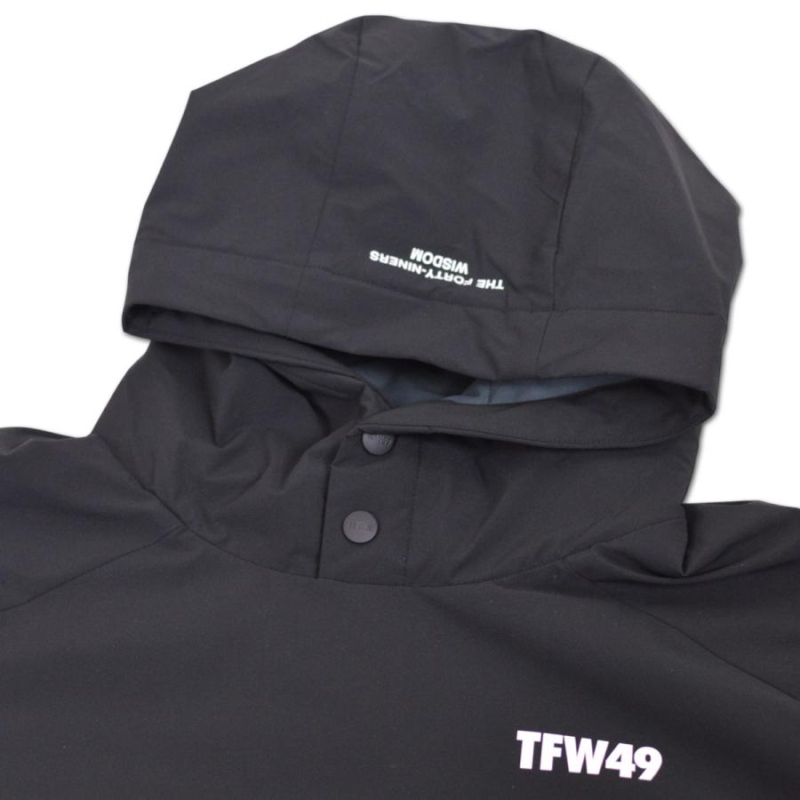 TFW49 プルオーバー ゴルフウェア メンズ 秋冬用 黒 M L LL 防寒 中綿