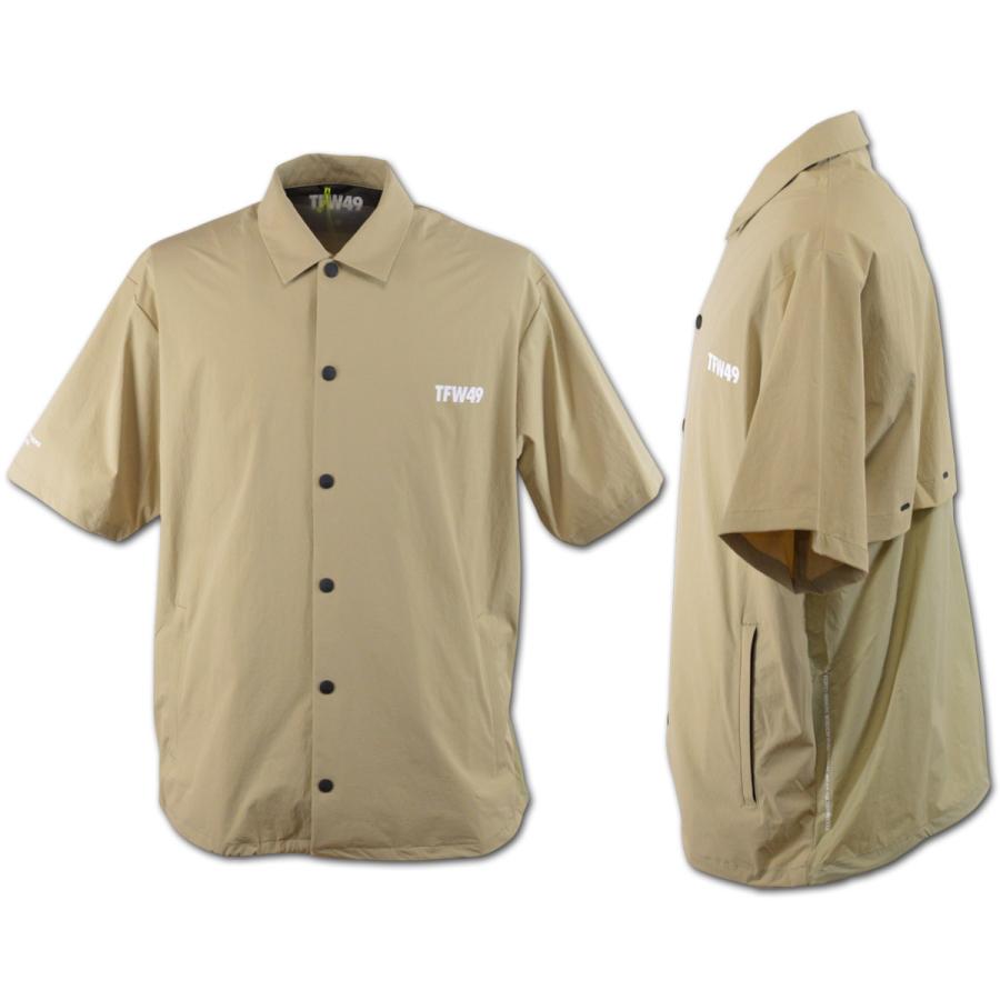 TFW49 半袖シャツジャケット ゴルフウェア メンズ LIGHT COACH JACKET