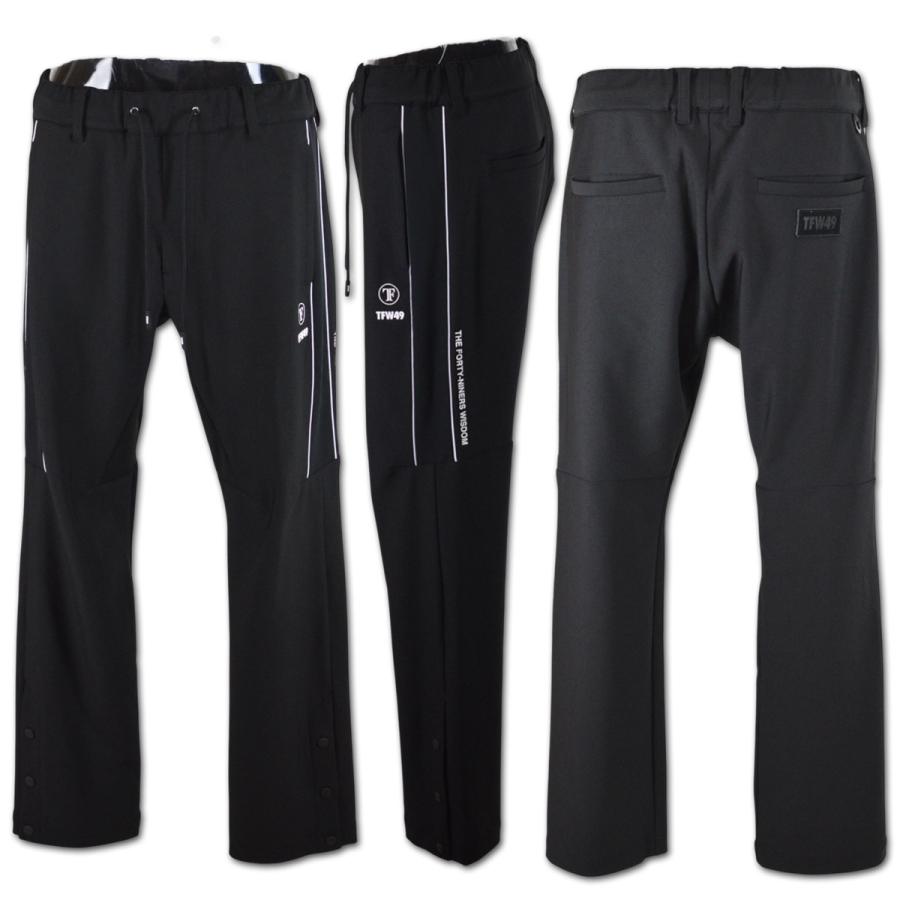 TFW49 パンツ ゴルフウェア セットアップ 秋冬用 黒 M L LL SPORTY