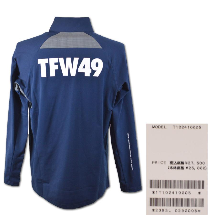 新品未使用　TFW49 長袖　ハーフジップ　サイズS TFW49 ティーエフダブリュー49 HALF ZIP LS ハーフジップロング