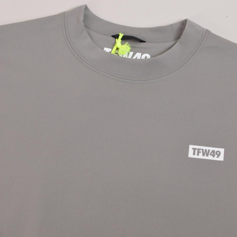 TFW49 半袖プルオーバー メンズ 春夏用 白 グレー M L LL t102410014