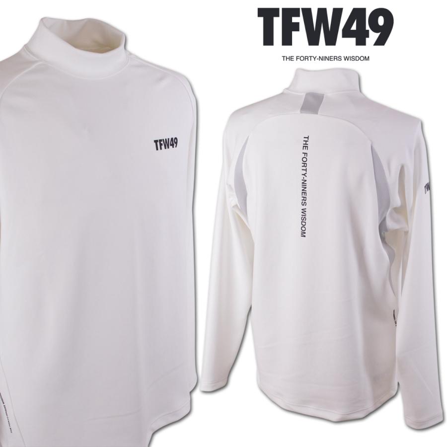 TFW49 長袖ハイネックシャツ　サイズL TFW49 長袖ハイネックシャツ ゴルフウェア メンズ SIDE MESH LONG
