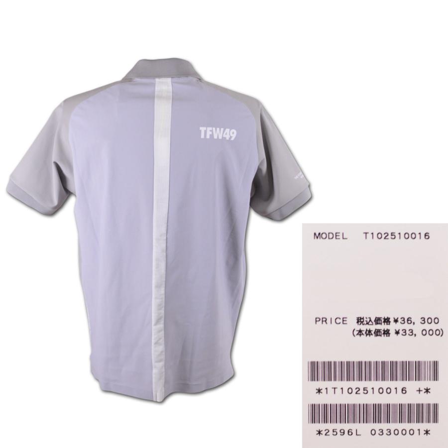 TFW49 半袖ポロシャツ　L TFW49 半袖ポロシャツ ゴルフウェア メンズ 春夏用 LUXURY BACK MESH