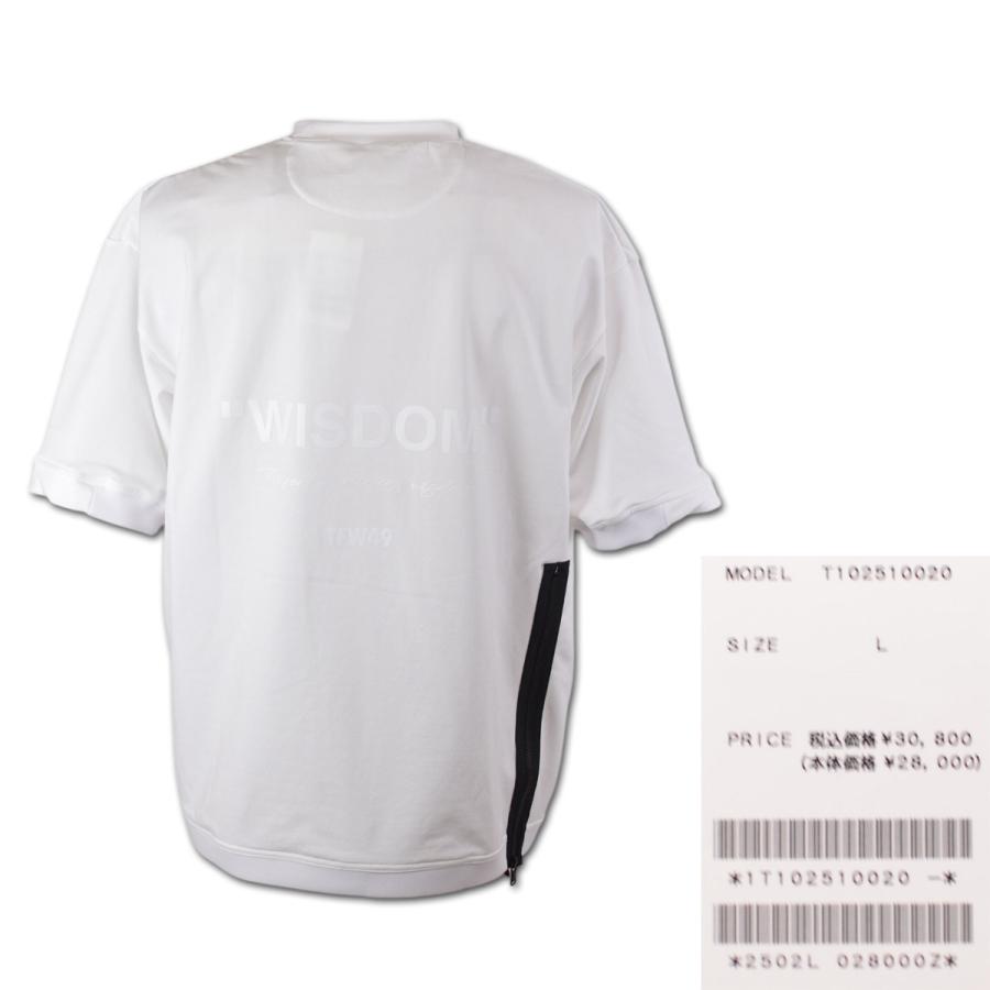 TFW49 半袖プルオーバー ゴルフウェア メンズ 春夏用 白 グレー