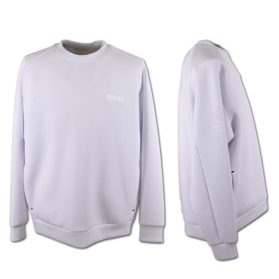 TFW49 ゴルフロゴ入り裏起毛ナイロントレーナーサイズL