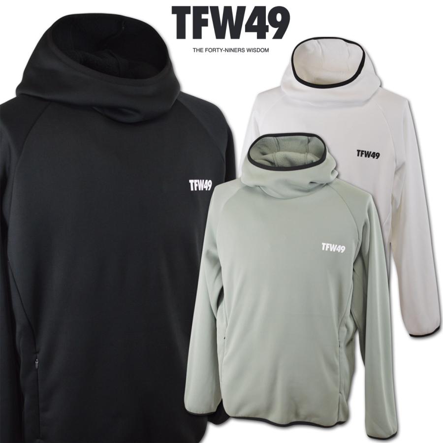 新品未使用　TFW49 パーカー　フーディー　サイズM TFW49 パーカー ゴルフ ゴルフウェア メンズ 秋冬用 白 黒 グリーン