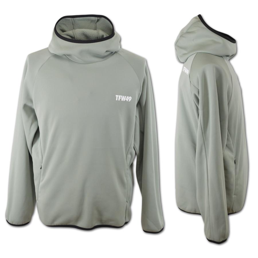 新品未使用　TFW49 スウェット　パーカー　M TFW49 - CARDBOARD MATERIAL HOODIE | パーカー | グリーン×グレー