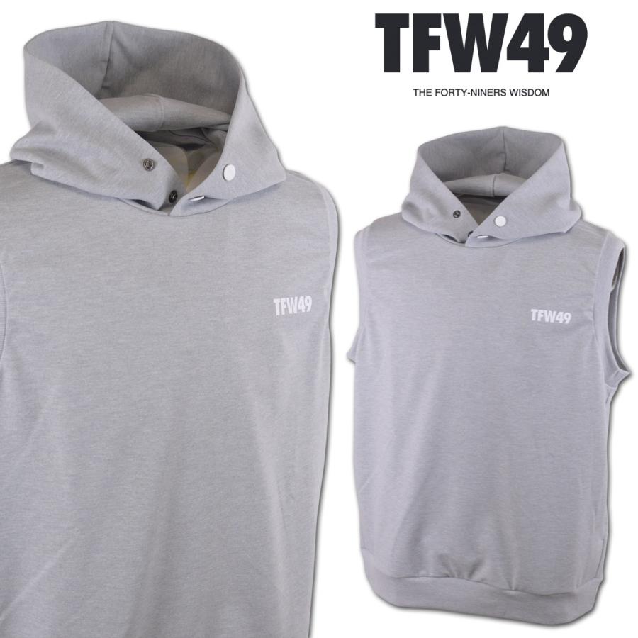 TFW49 パーカー　グレー　L ゴルフ　トレーナー　スウェット TFW49 - CARDBOARD MATERIAL HOODIE | パーカー | グリーン×グレー