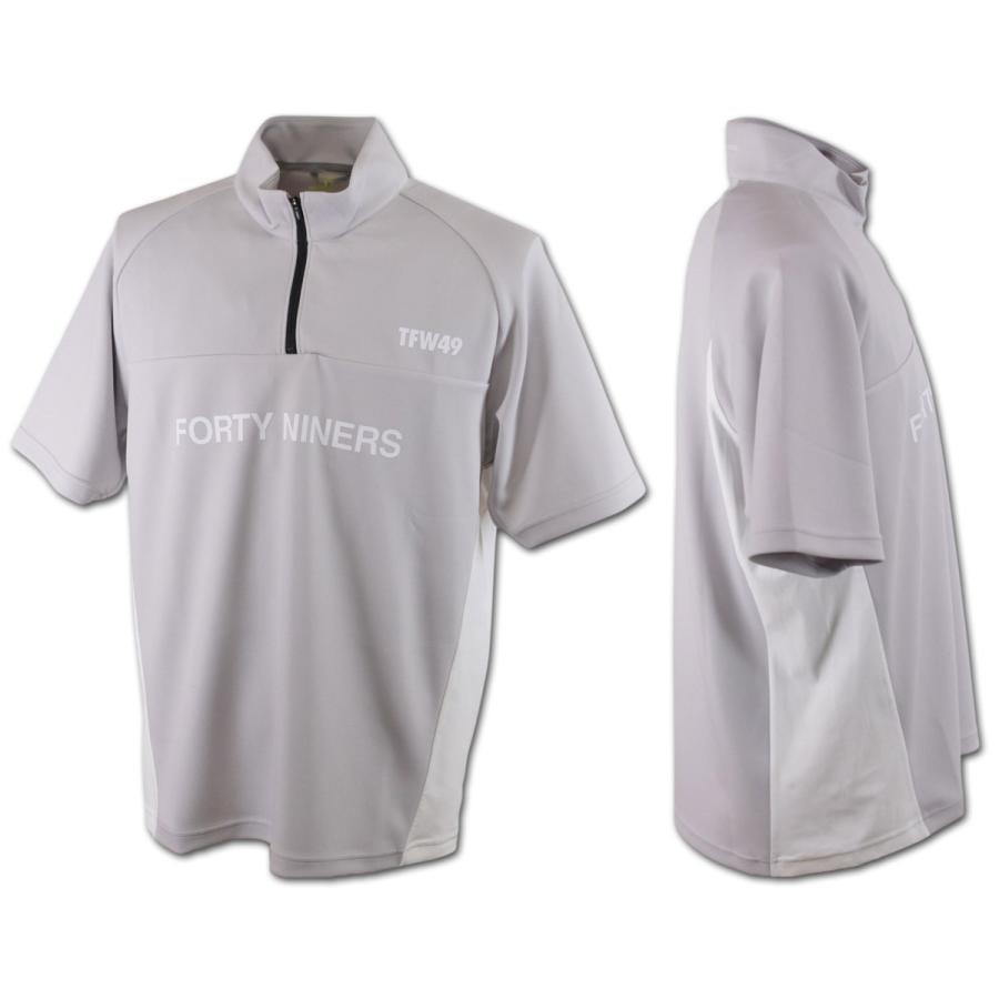 TFW49 半袖ハーフジップシャツ ゴルフウェア HALF ZIP S/S MOCK NECK
