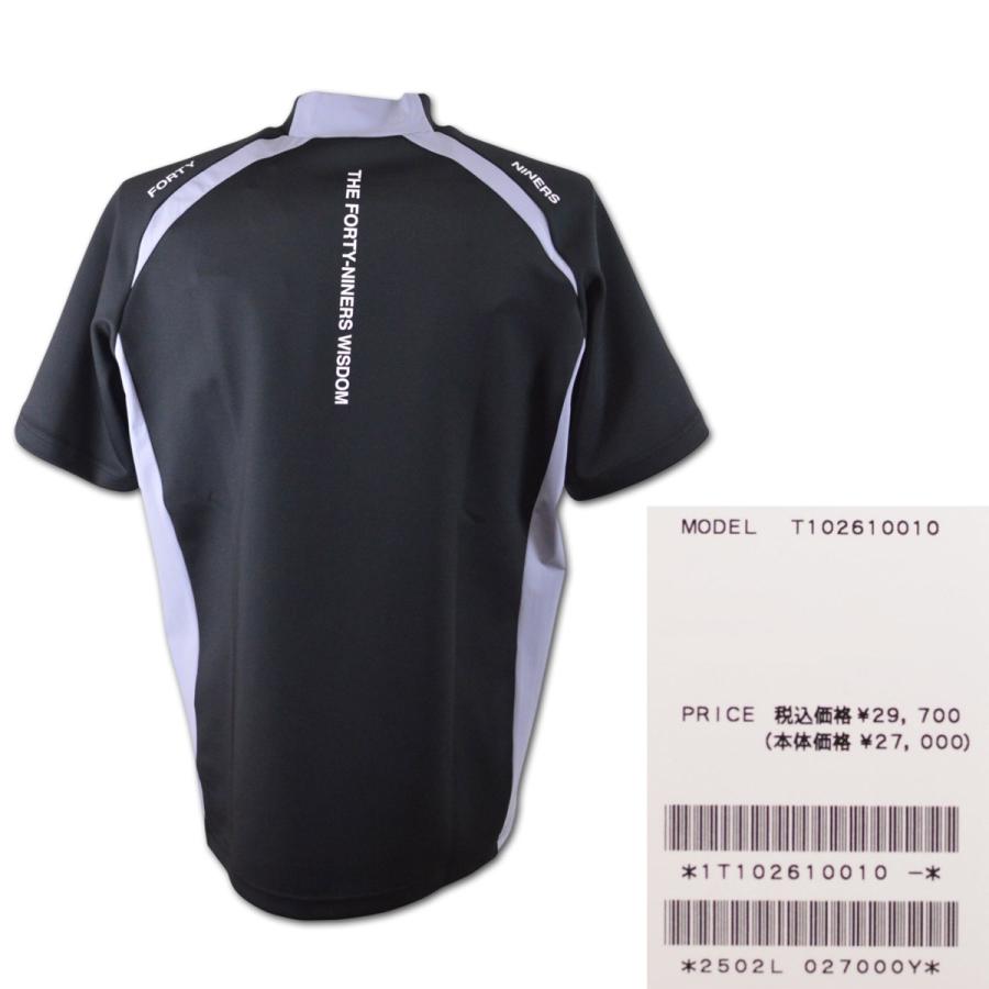 TFW49 ゴルウェア　半袖　Tシャツ TFW49 半袖ハイネックシャツ ゴルフ ゴルフウェア SIDE PANEL SHORT