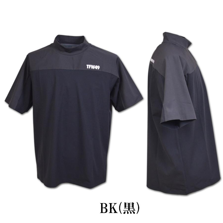 TFW49 半袖ハイネックシャツ ゴルフ ゴルフウェア TRANING MULTI S/S T