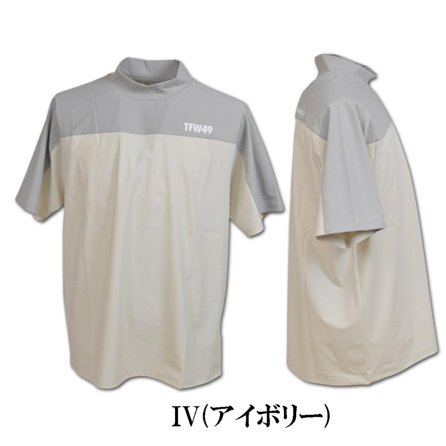 TFW49 半袖ハイネックシャツ ゴルフ ゴルフウェア TRANING MULTI S/S T