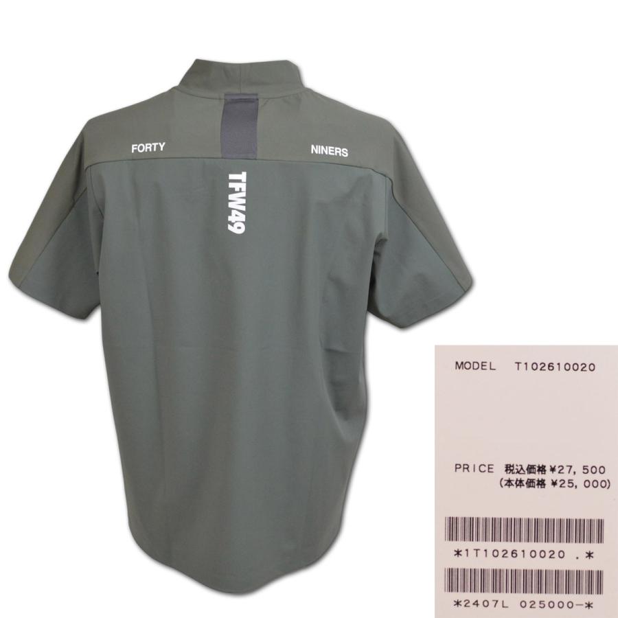 TFW49 半袖ハイネックシャツ ゴルフ ゴルフウェア TRANING MULTI S/S T