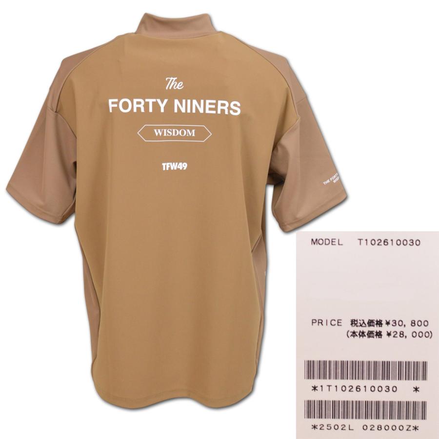 未使用　TFW49 ゴルフウェア TFW49 半袖ハイネックシャツ ゴルフ ゴルフウェア RELAX MOCK NECK
