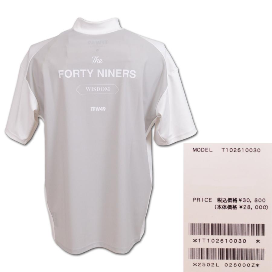 TFW49 半袖ハイネックシャツ ゴルフ ゴルフウェア RELAX MOCK NECK