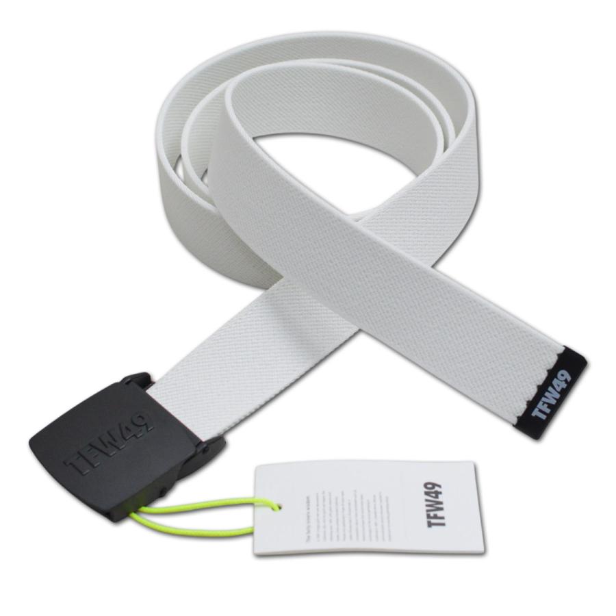 TFW49 ベルト　カーキ 新品未使用　T132510001 TFW49 ベルト メンズ ゴルフ ゴルフウェア RUBBER BELT 白 黒