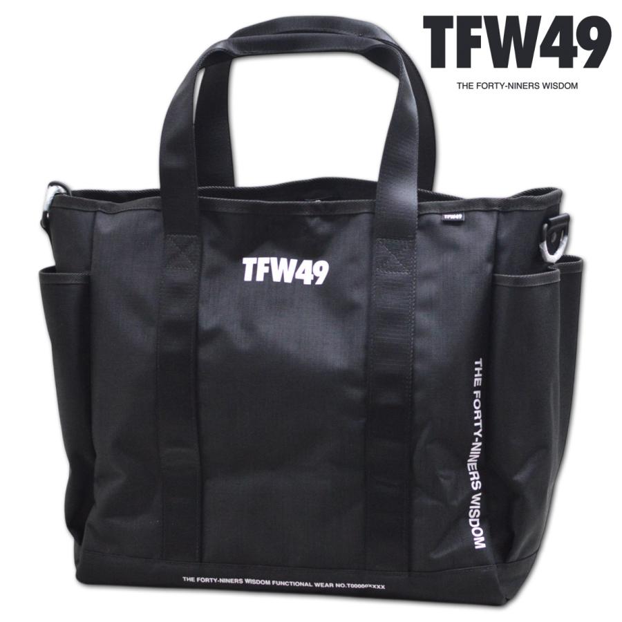 TFW49 トートバッグ トート ゴルフ メンズ NYLON TOTE BAG 黒 