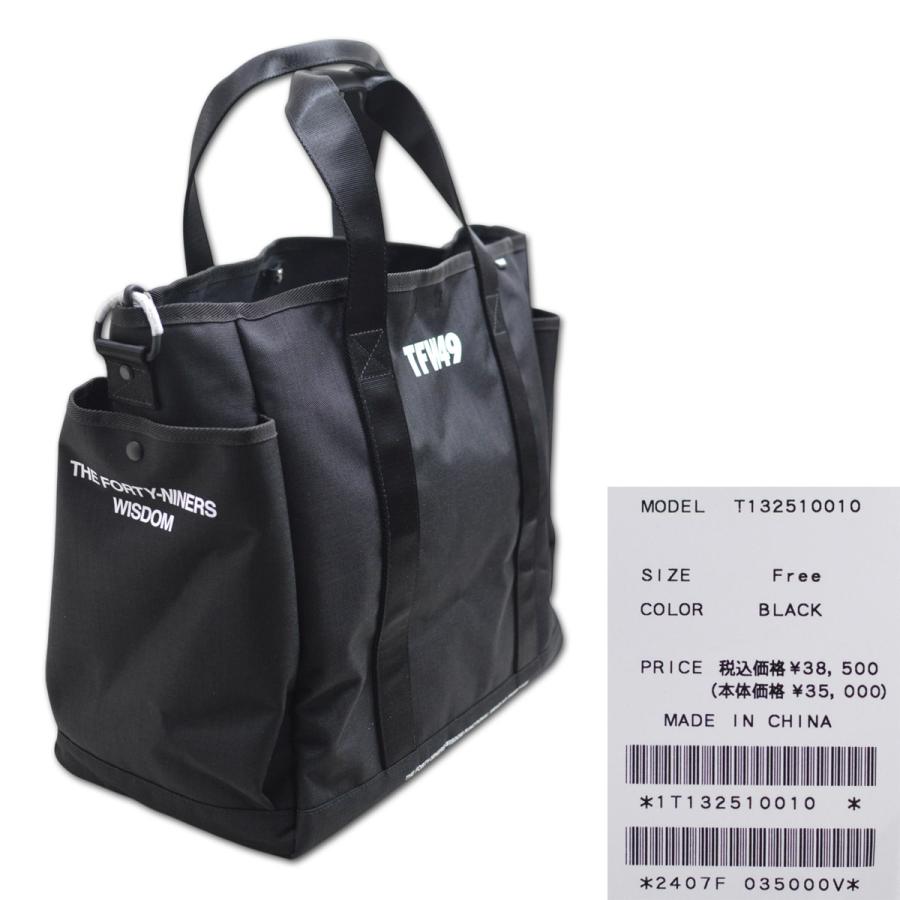 TFW49 トートバッグ トート ゴルフ メンズ NYLON TOTE BAG 黒