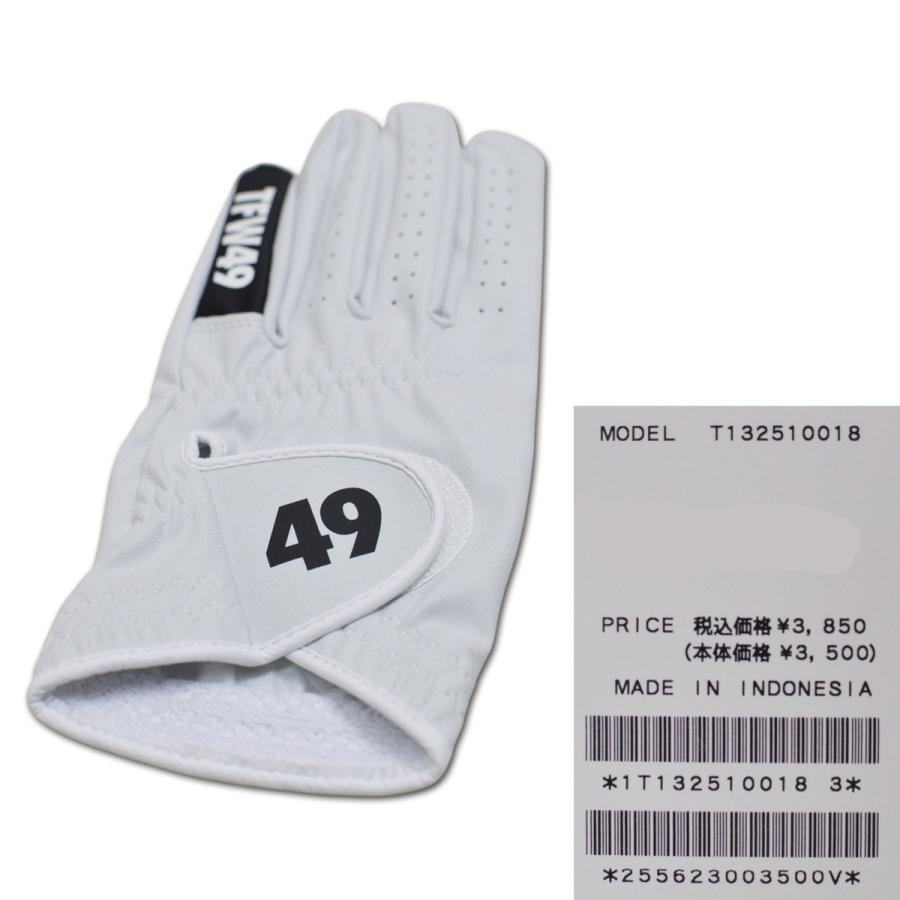 TFW49 ホワイト ゴルフ　メンズ　M TFW49 - LINE SLEEVE POLO | ポロシャツ | ホワイト×ライトグレー