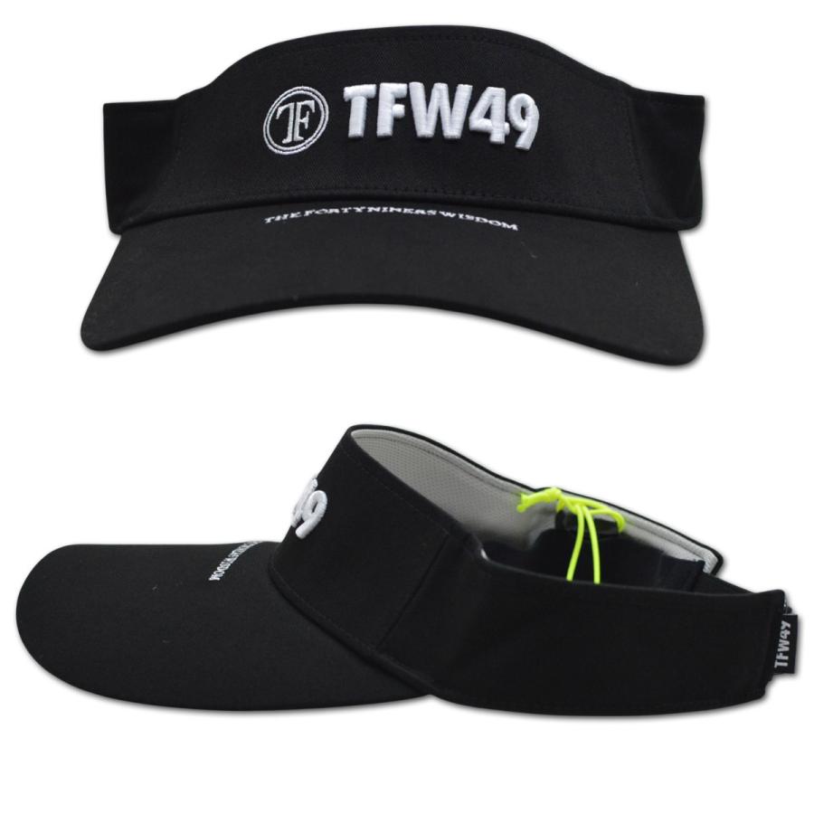 TFW49 サンバイザー バイザー メンズ ゴルフウェア 白 黒 紺