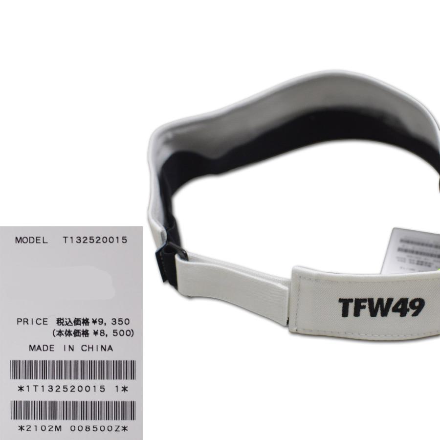 TFW49 サンバイザー バイザー メンズ ゴルフウェア 白 黒 紺