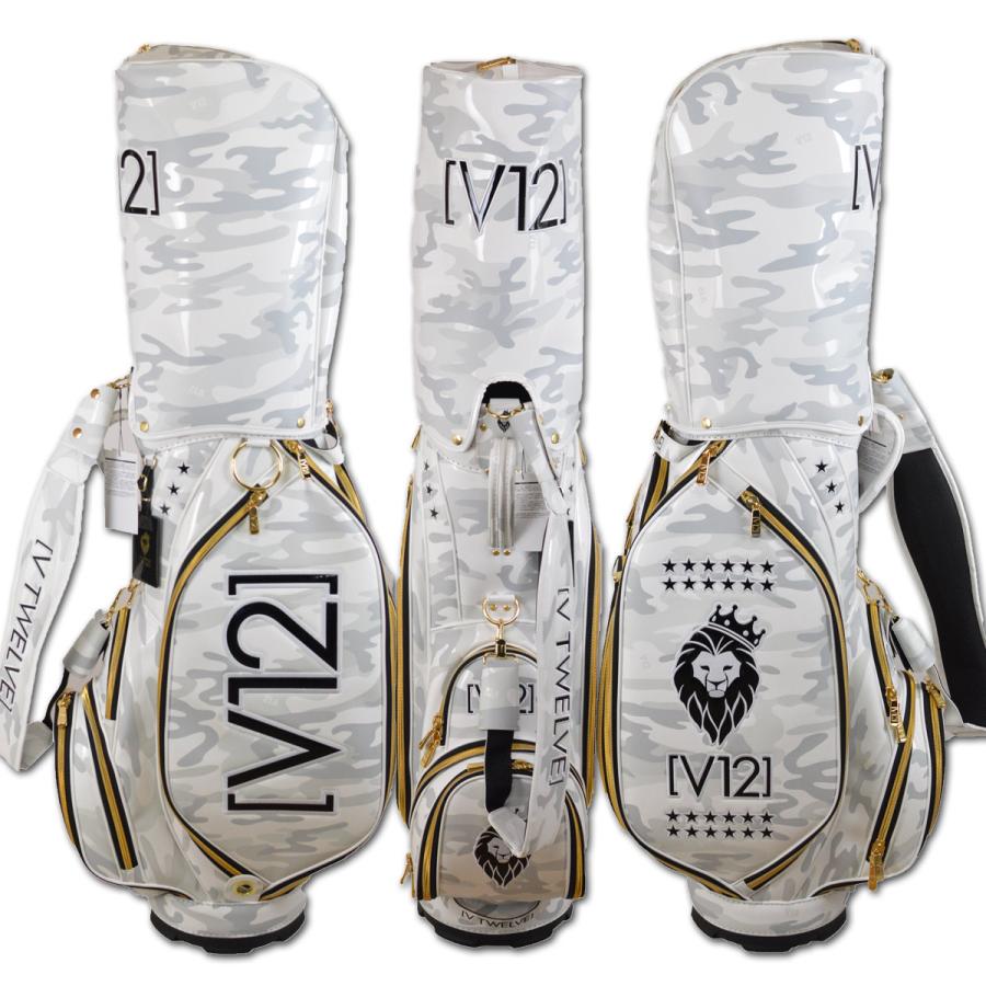 最終値下】V12 ヴィトゥエルヴ ゴルフ カモ キャディバッグ 9.5号