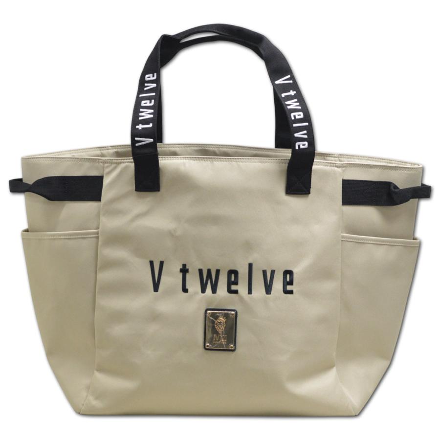 さ*る様 新品未使用品　V12 V TWELVE ラージサイズトートバッグ V12（ヴィ・トゥエルヴ） トートバッグ 黒 SL BIG TOTE ゴルフ メンズ