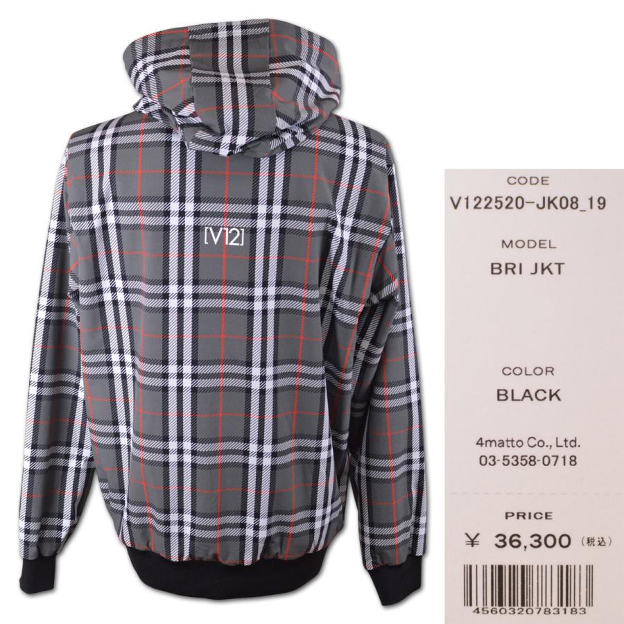 V12（ヴィ・トゥエルヴ） パーカーブルゾン ナイロンジャケット ゴルフ