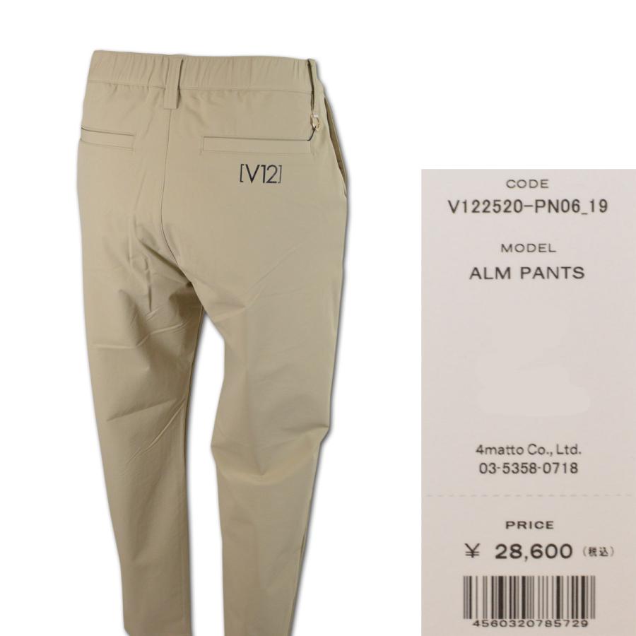 V12（ヴィ・トゥエルヴ） パンツ ゴルフ メンズ ALM PANTS ゴルフ