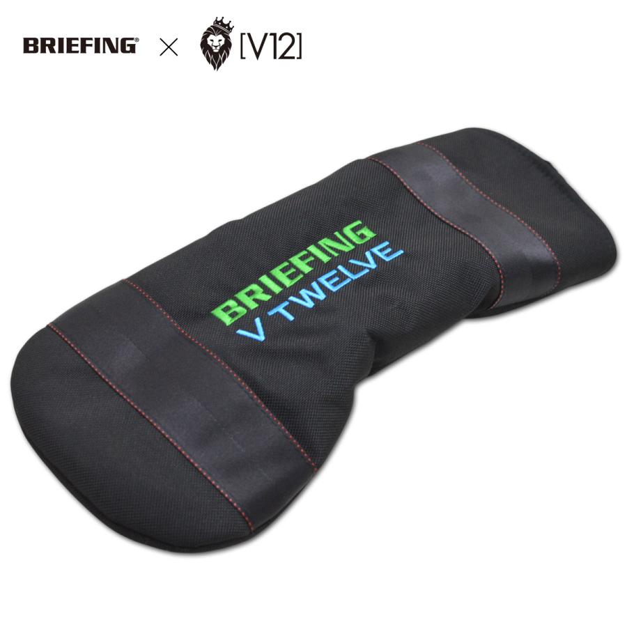 ヘッドカバー ドライバー用 メンズ レディース V12 ゴルフ× BRIEFING ヴィ・トゥエルブ×ブリーフィング 2025 秋冬 新作 ゴルフ v122521-ac14 V12（ヴィ・トゥエルヴ） V12 BRIEFING ヘッドカバー ドライバー用 1W