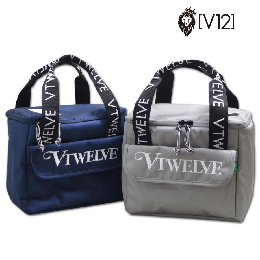 ZOY（ゾーイ） V12 保冷バッグ カートバッグ グレー 紺 DOUBLE LOGO