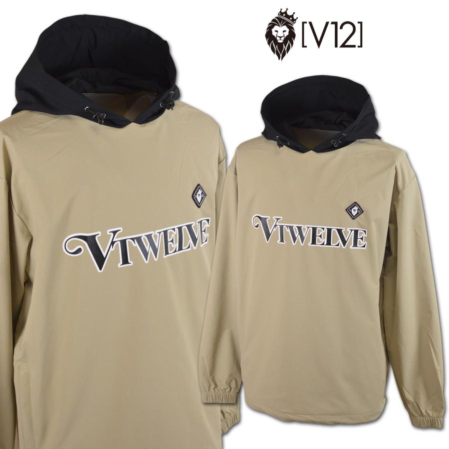V12（ヴィ・トゥエルヴ） パーカープルオーバー ゴルフ ゴルフウェア 