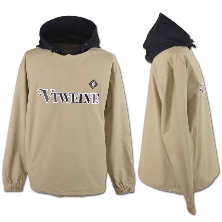 V12 パーカープルオーバー ゴルフ ゴルフウェア CORE HOODY メンズ 春夏用 ベージュ M L LL v122610jk01の画像