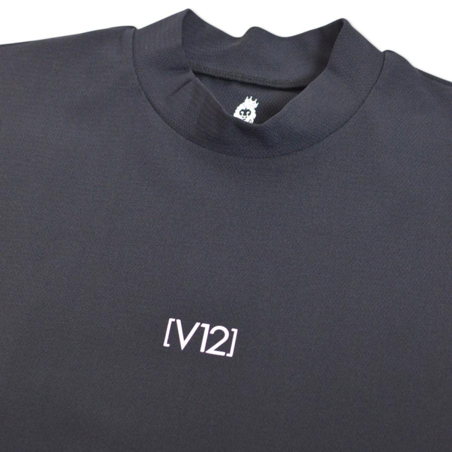 V12（ヴィ・トゥエルヴ） 半袖ハイネックシャツ ゴルフ ゴルフウェア