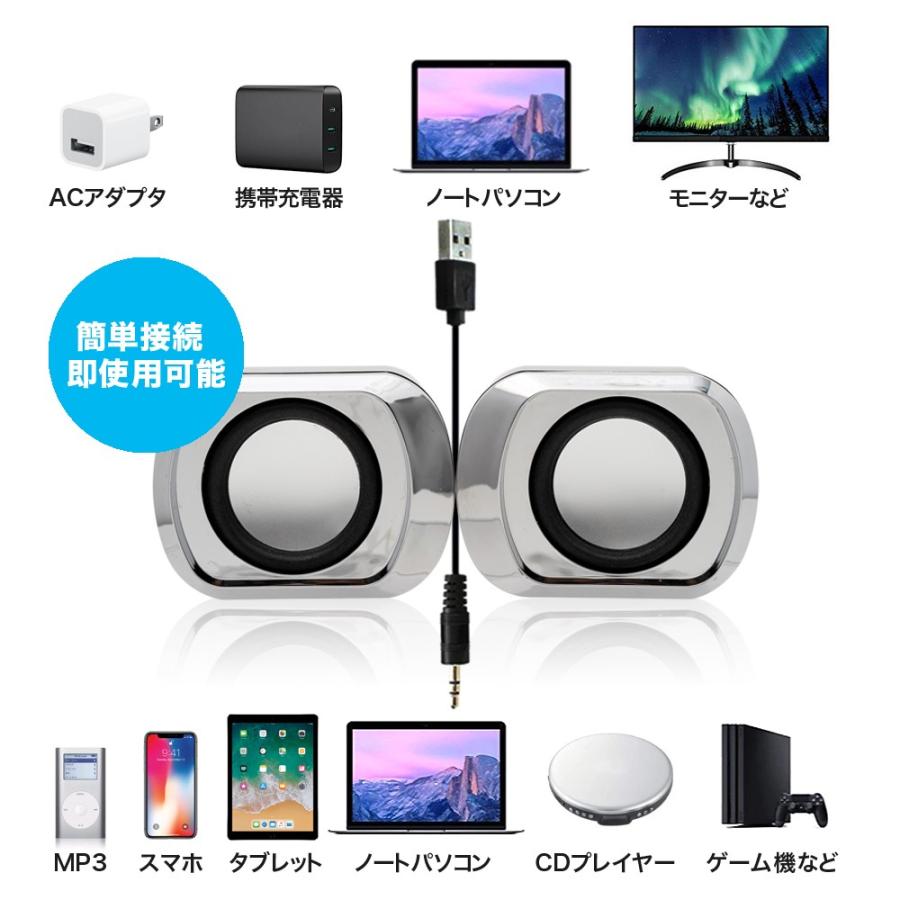 Rounds Pcスピーカー Usb電源 日本人による企画 対応 小型 コンパクト ミニ 軽量 持ち運び便利 イヤホンジャック 6w高音質 テレビ Mp3 タブレット スマホ対応 Rounds 03 Rounds 通販 Yahoo ショッピング