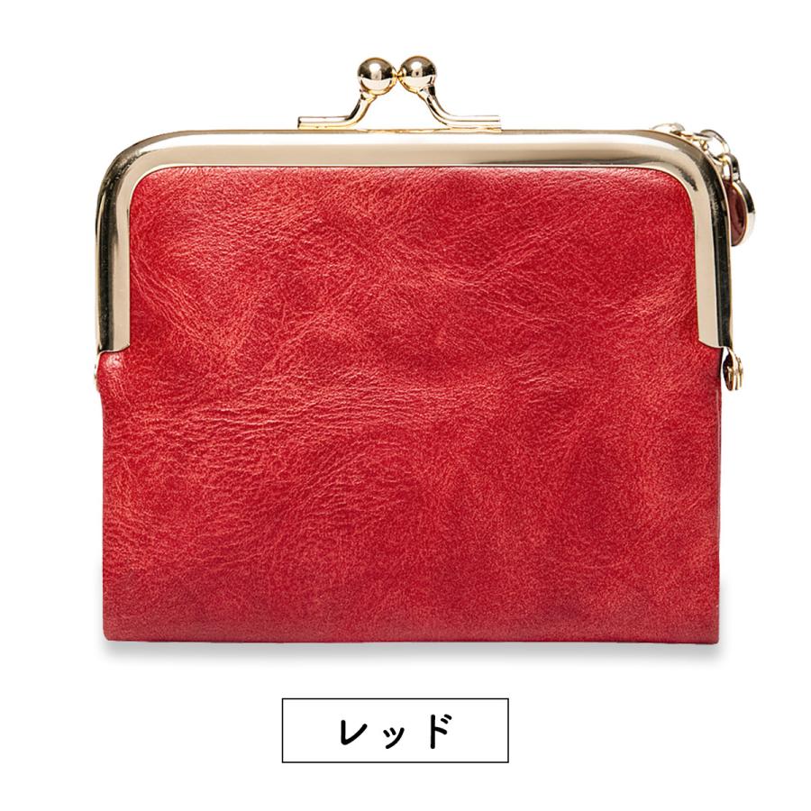 初売り ミニ財布 レディース がま口 二つ折り ブルー 大容量 コンパクト ミニ財布 二つ折り レディース がま口 大容量 コンパクト ブルー